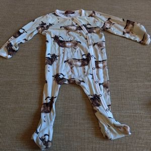 Goat Print Onesie 6-9 months NWOT